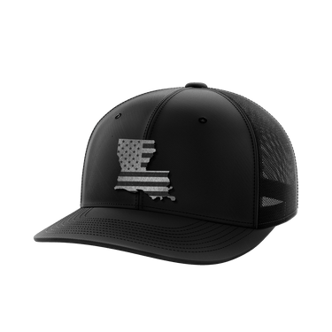 Louisiana United Hats Hat Greater Half Black/Black Black Leatherette Louisiana